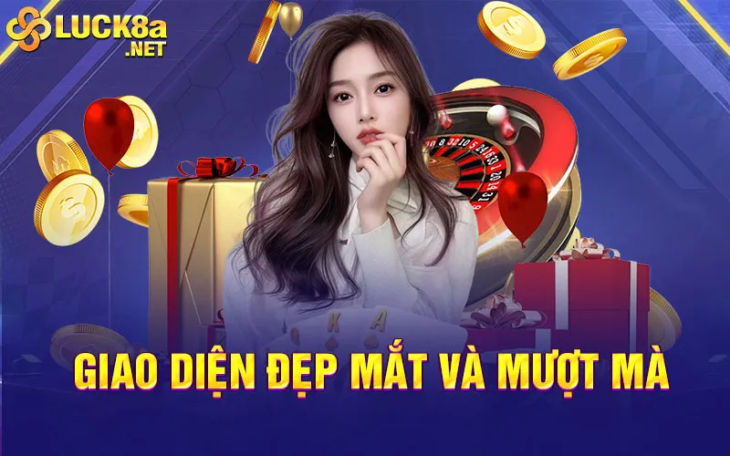 Giao diện đẹp mắt và mượt mà