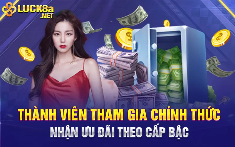 Các thành viên tham gia chính thức nhận ưu đãi theo cấp bậc